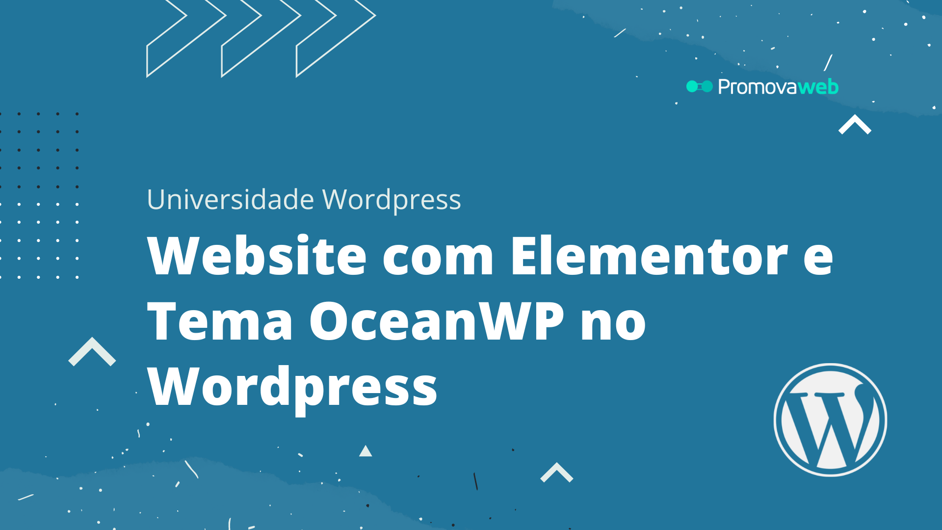 Website com Elementor e Tema OceanWP no Wordpress