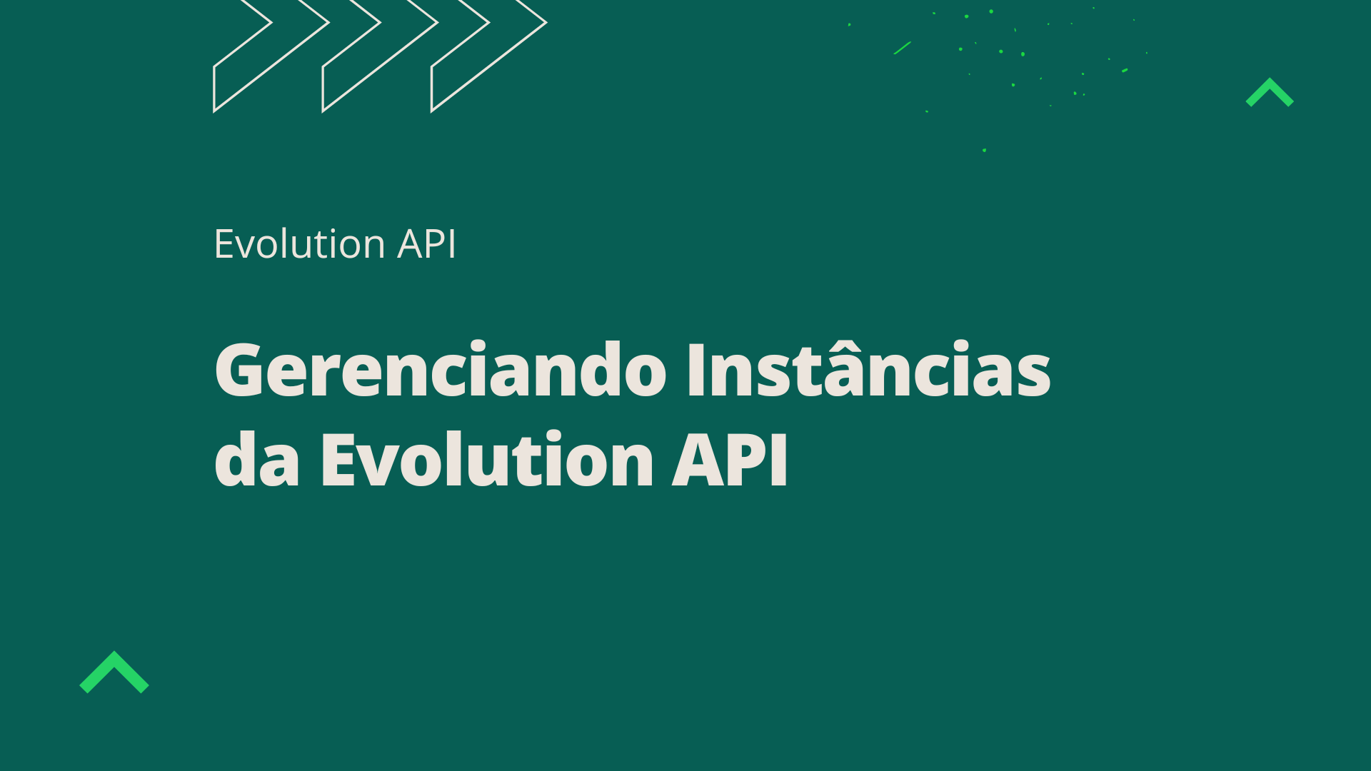 Gerenciando Instâncias da Evolution API